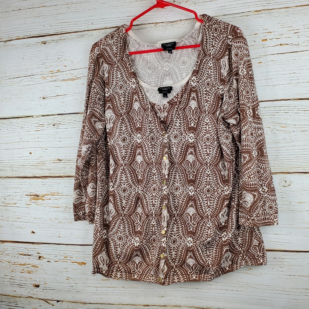 Talbots Lightweight Sweater Twin Set - Picture 2 of 6